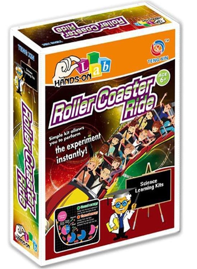 iduino Roller Coaster Rush Roller Coaster Ride Building Strategy Game, Bidding Game, Family Game for Kids and Adults, STEM Toys Kit Ages 8+ - Image 1
